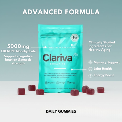 Clariva™ Creatine - 60 Gummies